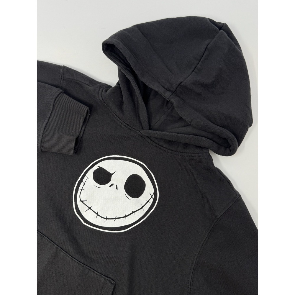 Disney Nightmare Before Christmas Jack Skellington Hoodie Black Kids S 6/7